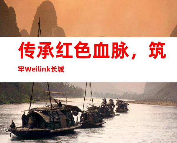 传承红色血脉，筑牢Weilink长城